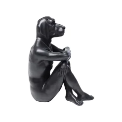 KARE Design Déco Gangster Chien Noir ^ Déco