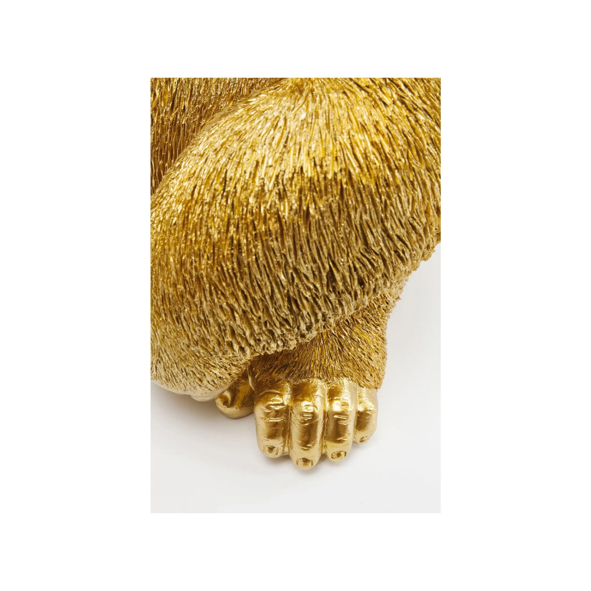 KARE Design Déco Gorille 39cm Doré ^ Déco