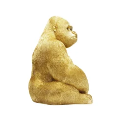 KARE Design Déco Gorille XL 76cm Doré ^ Déco