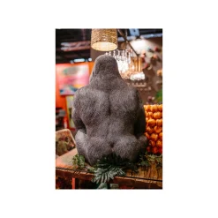 KARE Design Déco Gorille XL 76cm Noir ^ Déco