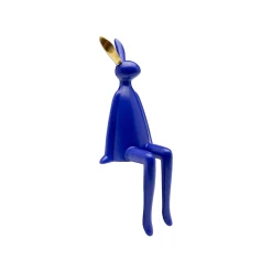 KARE Design Déco Lapin Bleu Assis ^ Déco