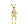 KARE Design Déco Lapin Doré Assis Coeur ^ Déco