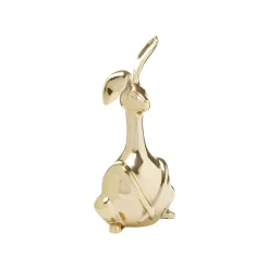 KARE Design Déco Lapin Doré 37cm ^ Déco