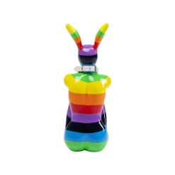 KARE Design Déco Lapin Rayures Multicolores XL 80cm ^ Déco