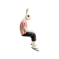 KARE Design Déco Lapin Rouge Et Blanc ^ Déco
