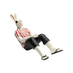 KARE Design Déco Lapin Rouge Et Blanc ^ Déco