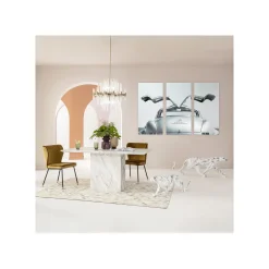 KARE Design Déco Léopard Effet Marbre XL 95cm ^ Déco