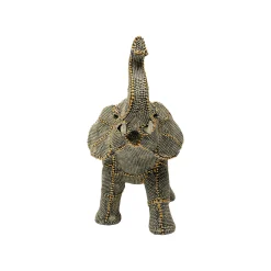 KARE Design Déco éléphant Perles 24cm ^ Déco