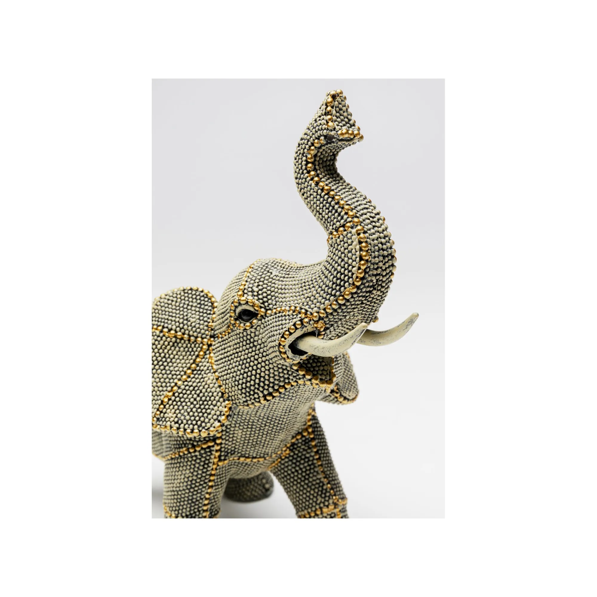 KARE Design Déco éléphant Perles 24cm ^ Déco