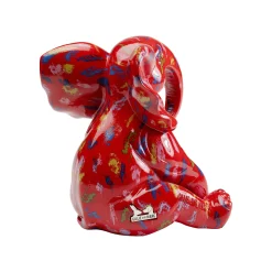 KARE Design Déco éléphant Rouge ^ Déco