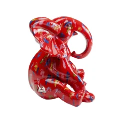 KARE Design Déco éléphant Rouge ^ Déco