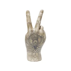 KARE Design Déco Main V Tatouage Oeil 36cm ^ Déco