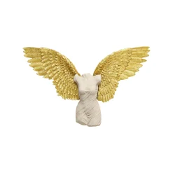 KARE Design Déco Murale Buste Femme Ailes Dorées 124x71cm ^ Déco Murale