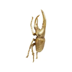KARE Design Déco Murale Herkules Beetle Dorée ^ Déco Murale