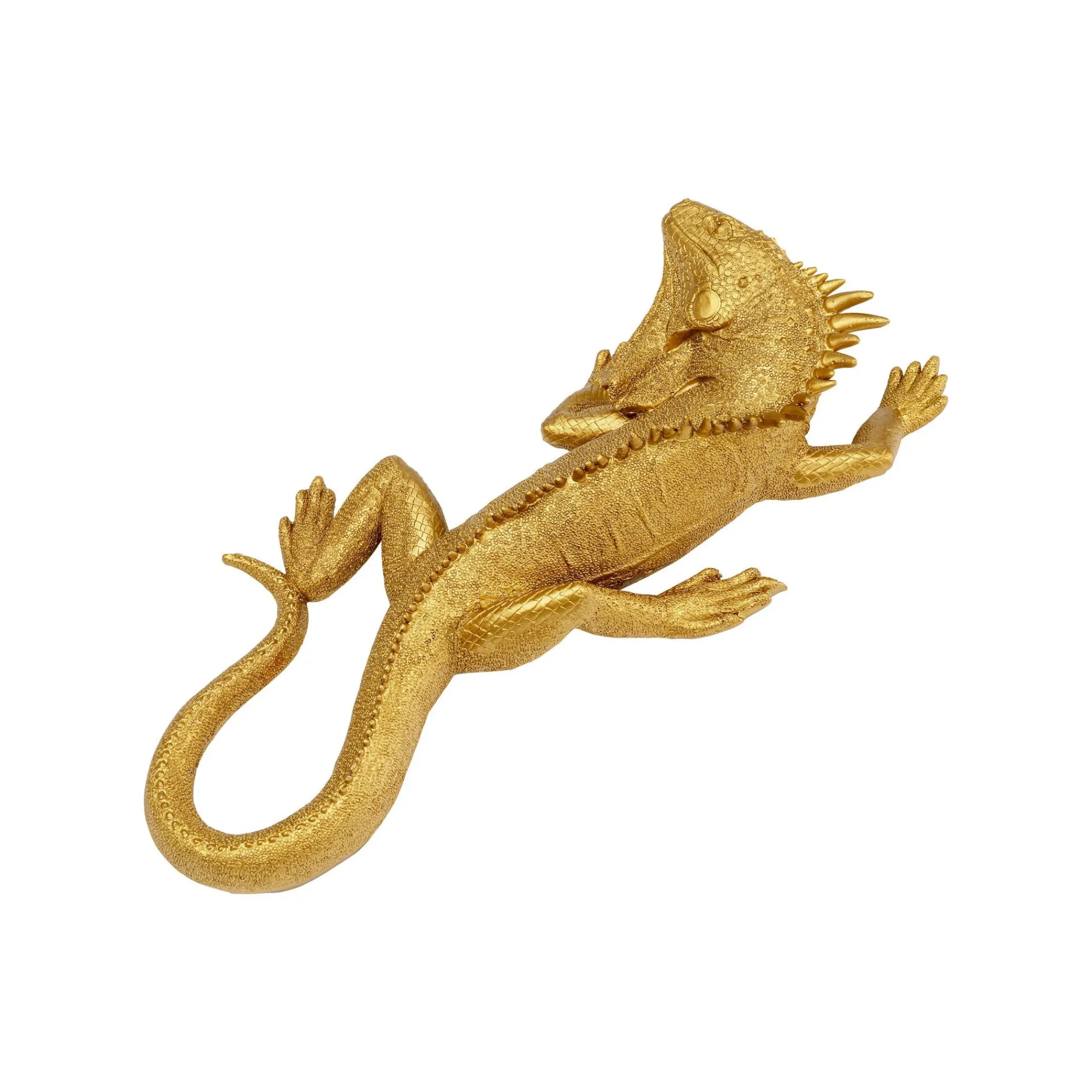KARE Design Déco Murale Iguane Doré 40x17cm ^ Déco Murale
