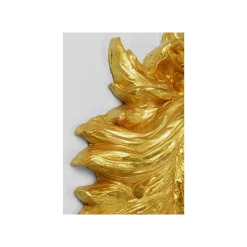 KARE Design Déco Murale XL Tête Lion Doré ^ Déco Murale