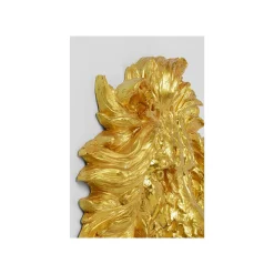 KARE Design Déco Murale XL Tête Lion Doré ^ Déco Murale