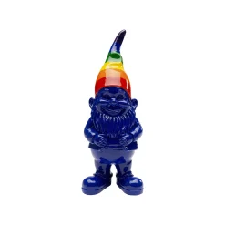 KARE Design Déco Nain Bleu Arc-en-ciel 21cm ^ Déco