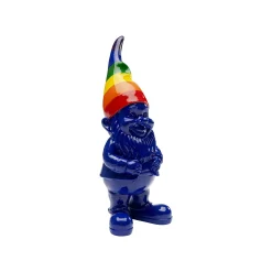 KARE Design Déco Nain Bleu Arc-en-ciel 21cm ^ Déco