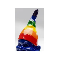 KARE Design Déco Nain Bleu Arc-en-ciel 21cm ^ Déco