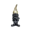 KARE Design Déco Nain Noir Fleurs Debout 45cm ^ Déco