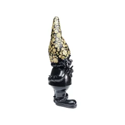 KARE Design Déco Nain Noir Fleurs Debout 45cm ^ Déco