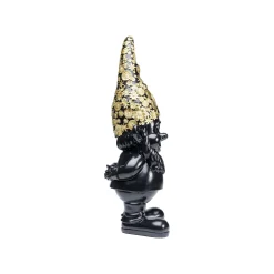 KARE Design Déco Nain Noir Fleurs Debout 61cm ^ Déco