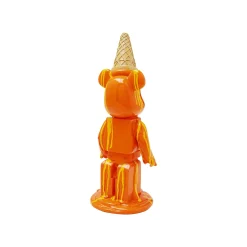 KARE Design Déco Ours Glace Orange ^ Déco