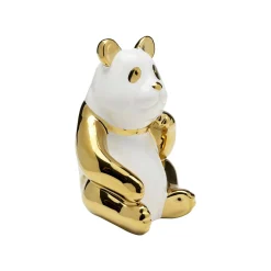 KARE Design Déco Panda Doré Et Blanc Assis 19cm ^ Déco