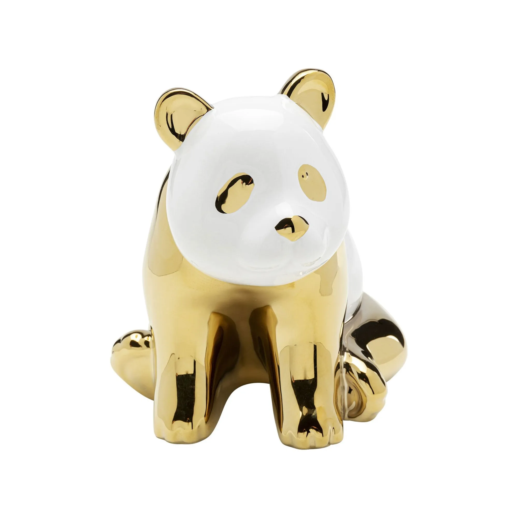 KARE Design Déco Panda Doré Et Blanc 18cm ^ Déco
