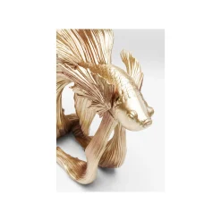 KARE Design Déco Poisson Combattant 34cm Doré ^ Déco