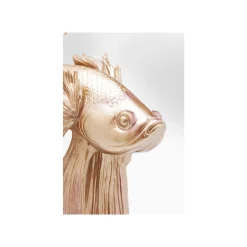 KARE Design Déco Poisson Combattant Doré 63cm ^ Déco