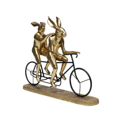 KARE Design Déco Tandem Lapins Dorés ^ Déco