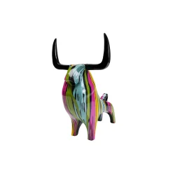 KARE Design Déco Taureau Noir Coulées De Peinture ^ Déco