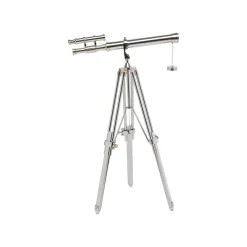 KARE Design Déco Télescope Argenté 125cm ^ Déco