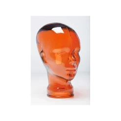 KARE Design Déco Tête Transparente Orange ^ Déco