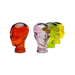KARE Design Déco Tête Transparente Verte ^ Déco