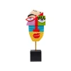 KARE Design Déco Visage Abstrait Multicolore ^ Déco