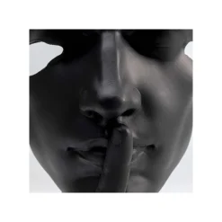 KARE Design Déco Visage Noir Silence ^ Déco