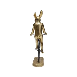 KARE Design Déco Vélo Lapin Doré ^ Déco