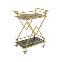 KARE Design Desserte Pyramids Dorée ^ Table D'Appoint & De Chevet
