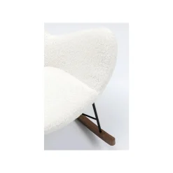 KARE Design Fauteuil à Bascule Balance Blanc ^ Fauteuil