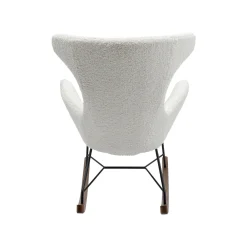 KARE Design Fauteuil à Bascule Balance Blanc ^ Fauteuil