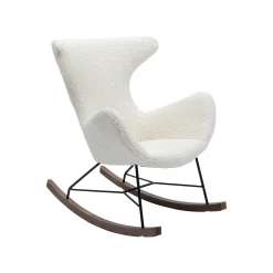 KARE Design Fauteuil à Bascule Balance Blanc ^ Fauteuil