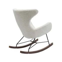KARE Design Fauteuil à Bascule Balance Blanc ^ Fauteuil