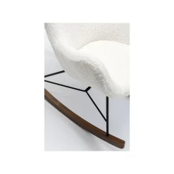 KARE Design Fauteuil à Bascule Balance Blanc ^ Fauteuil