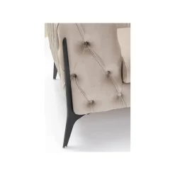 KARE Design Fauteuil Bellissima Velours Beige ^ Fauteuil