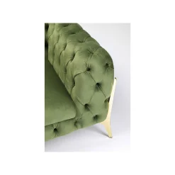 KARE Design Fauteuil Bellissima Velours Vert ^ Fauteuil