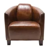 KARE Design Fauteuil Cigar Lounge Cuir Vintage ^ Fauteuil