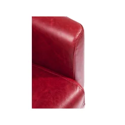 KARE Design Fauteuil Cigar Lounge Cuir Rouge ^ Fauteuil